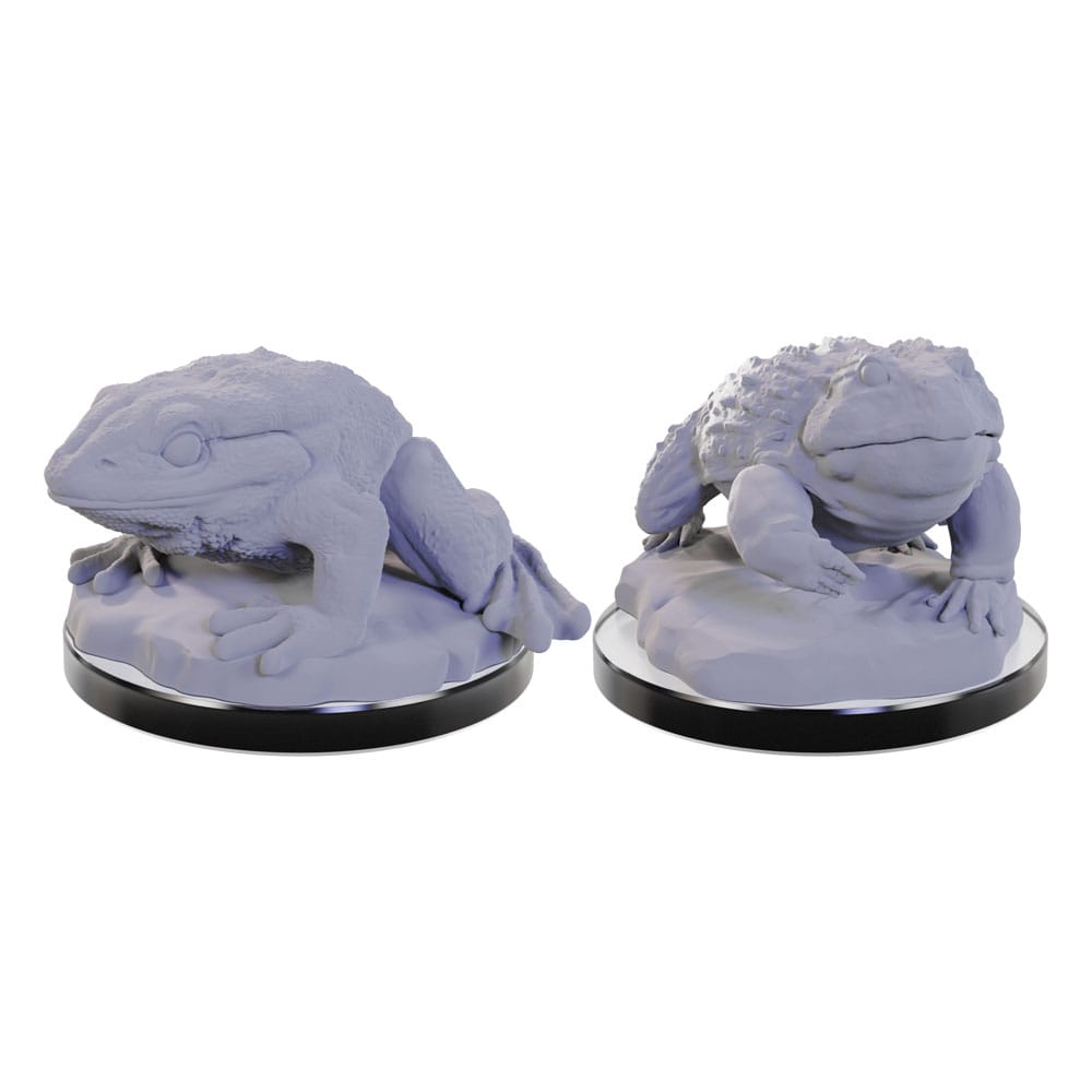 WizKids Deep Cuts Giant Frogs Miniatures Unpainted Miniatures Two Pack