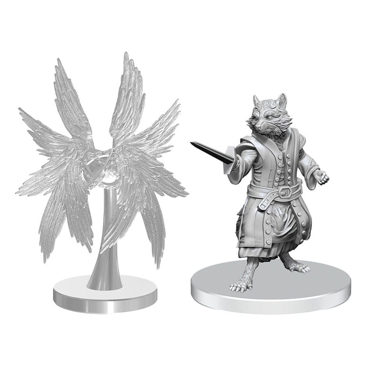 Pathfinder Procyal Raccoon Agathion and Zoaem Ring Archon Deep Cuts Unpainted Miniature Figures