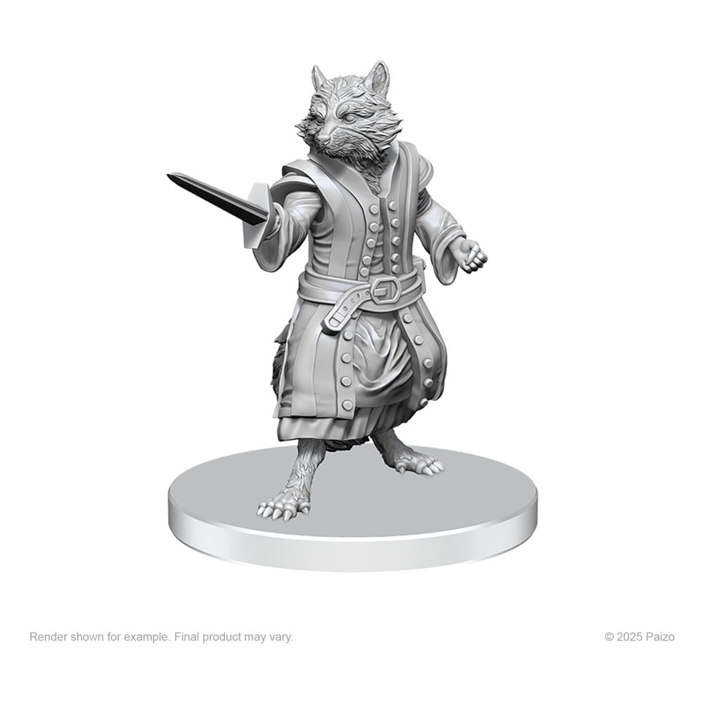 Pathfinder Procyal Raccoon Agathion and Zoaem Ring Archon Deep Cuts Unpainted Miniature Figures