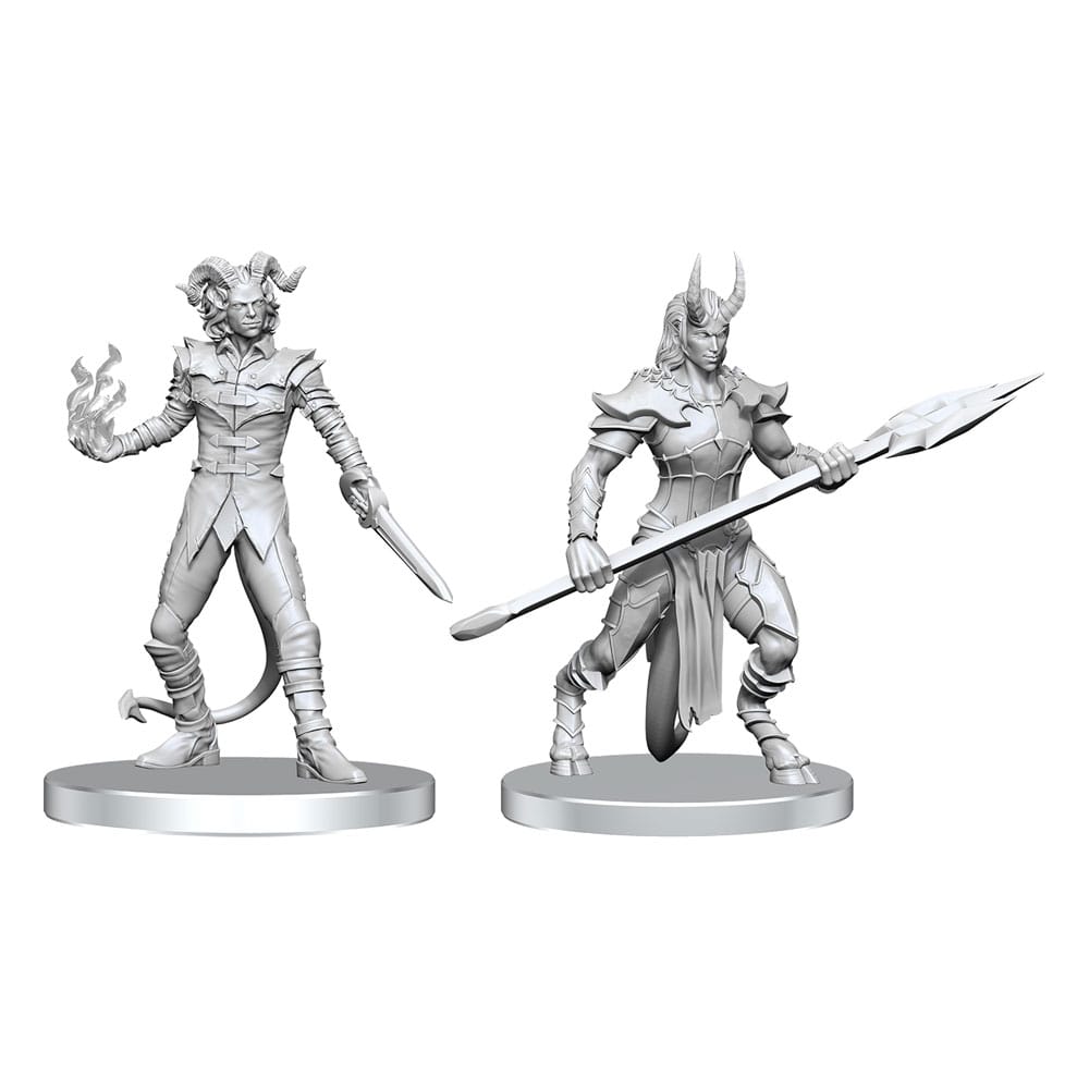 Pathfinder Vordine Infantry Devil and Pitborn Rogue Deep Cuts Unpainted Miniature Figures
