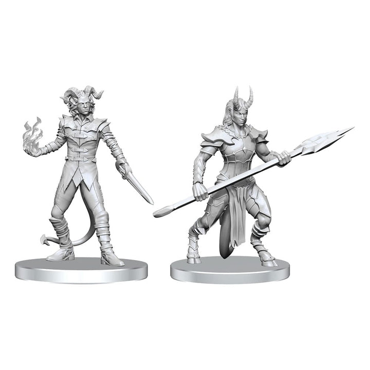 Pathfinder Vordine Infantry Devil and Pitborn Rogue Deep Cuts Unpainted Miniature Figures