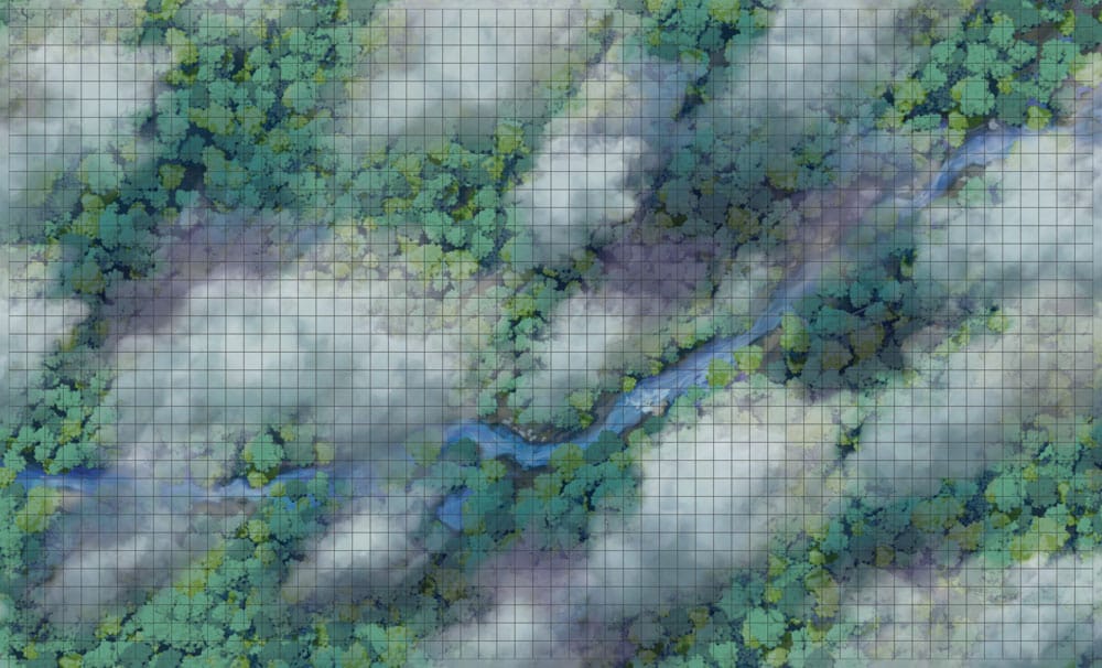 Dungeons and Dragons Sky Battle Mat Icons of the Realms