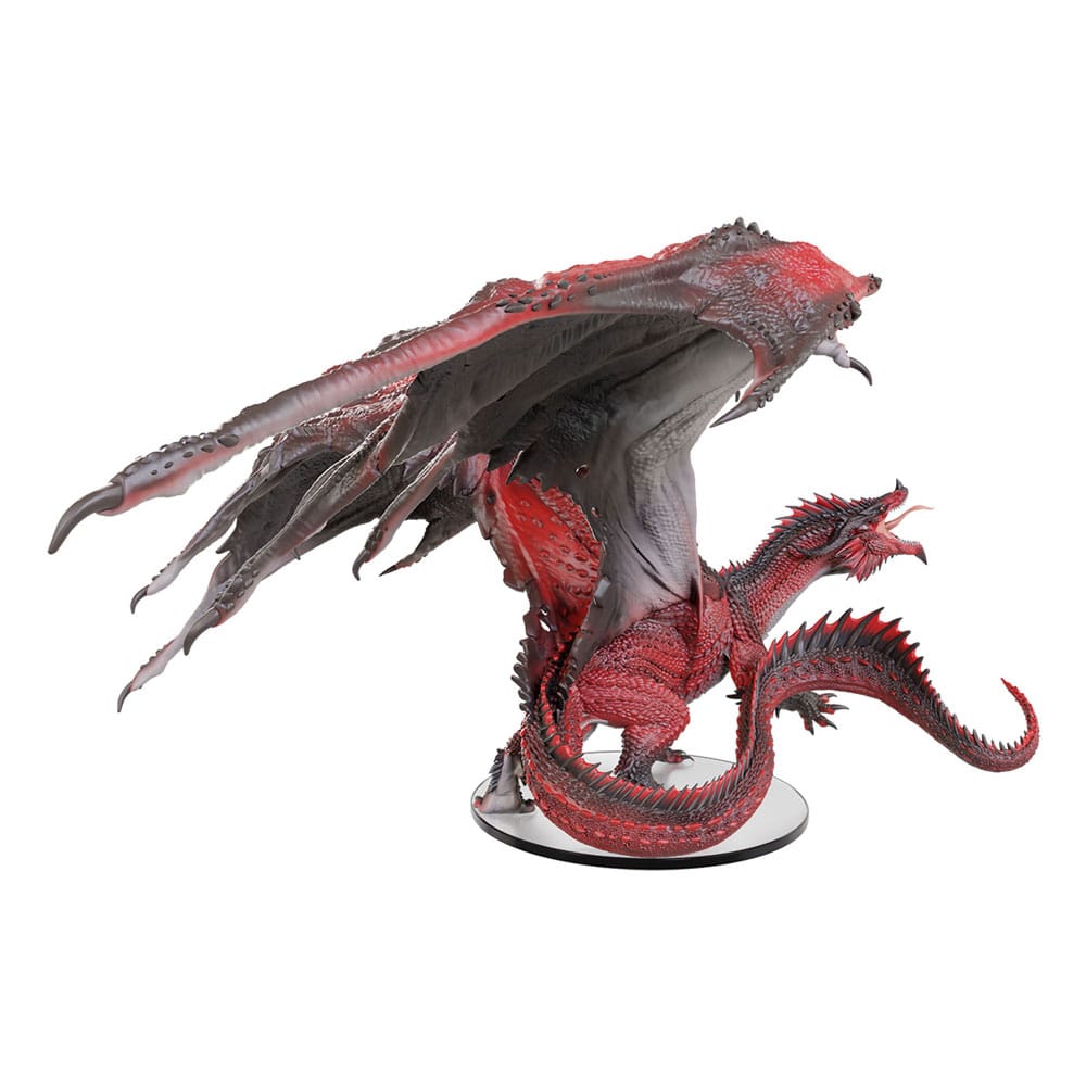 Dungeons and Dragons Adult Red Dragon Tyrant Icons of the Realms Prepainted Miniature Eighteen Centimeters