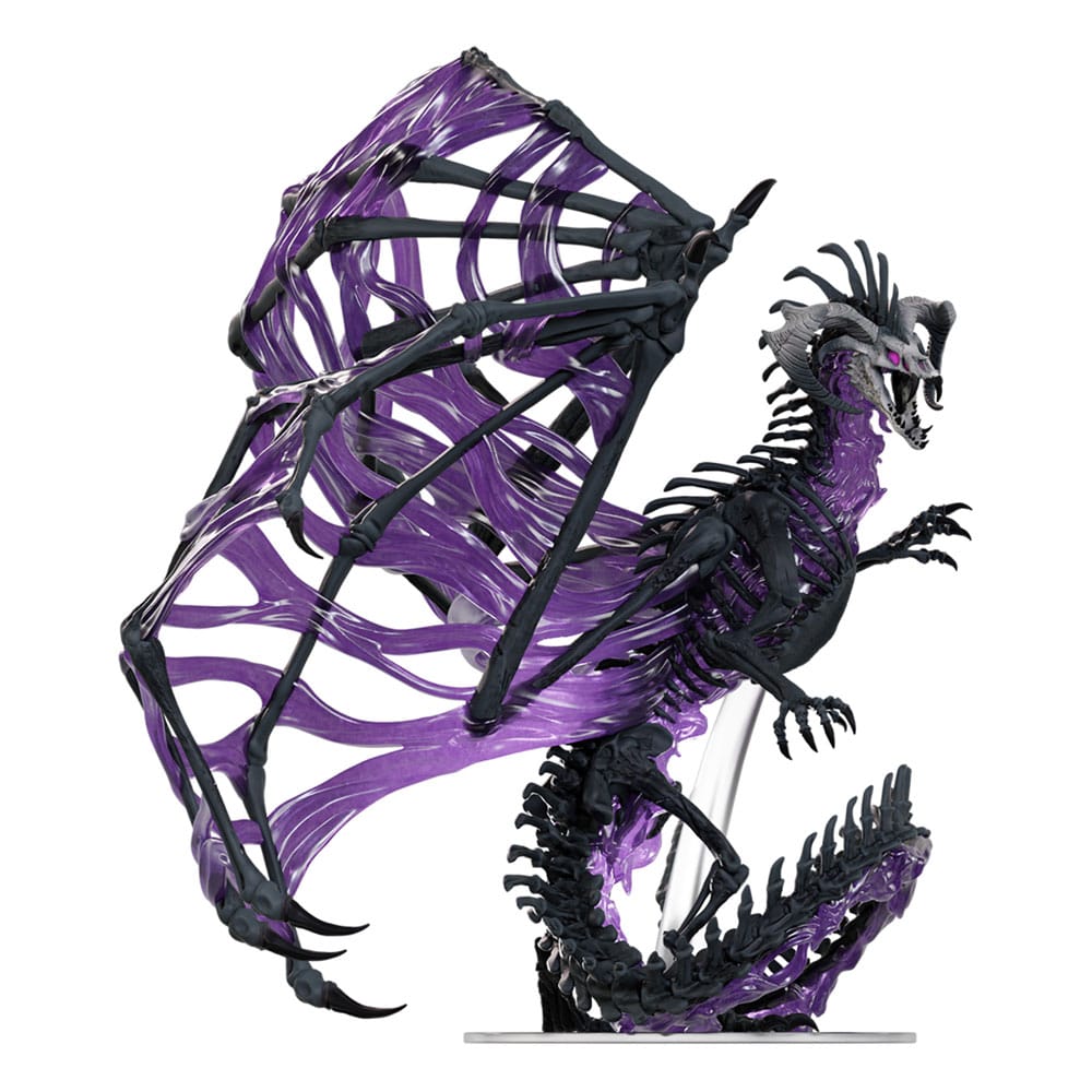 Dungeons and Dragons Black Dracolich Icons of the Realms Prepainted Miniature Thirty Centimeters