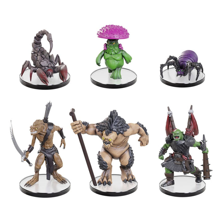 Pathfinder Battles Cave Lurkers Set Pre Painted Miniatures Pack of 6