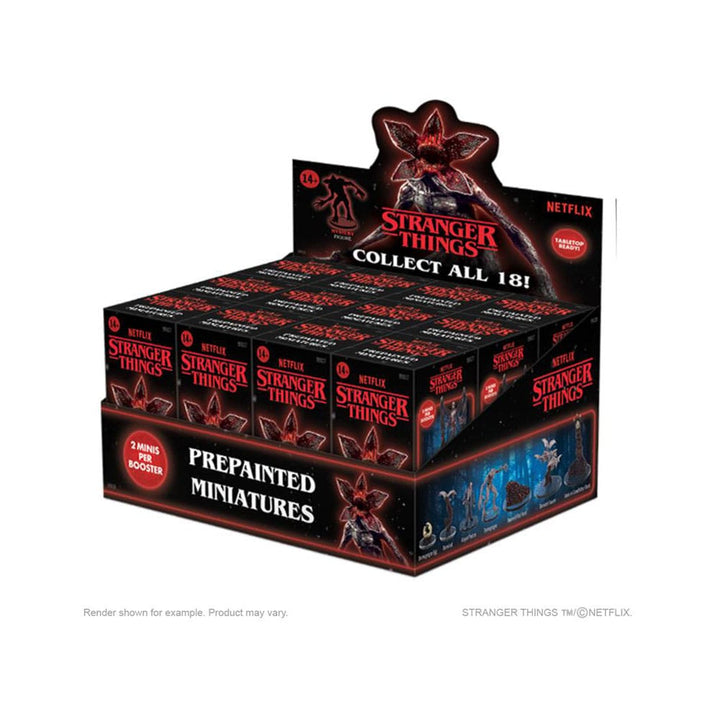 Stranger Things Upside Down Display Set 12 Count Miniature Figures