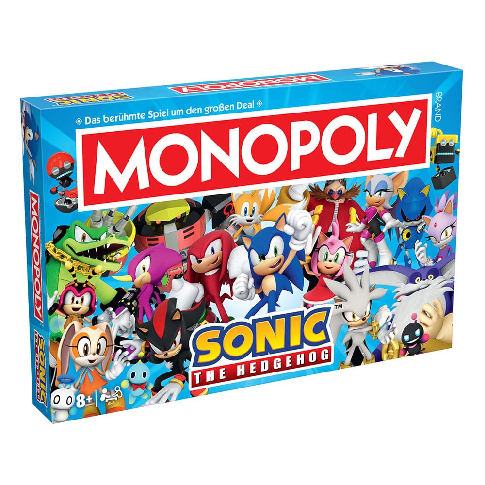 Monopoly Sonic the Hedgehog Board Game German Version
