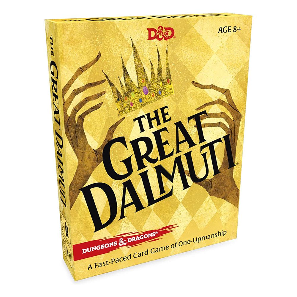 Dungeons and Dragons The Great Dalmuti Card Game Display English