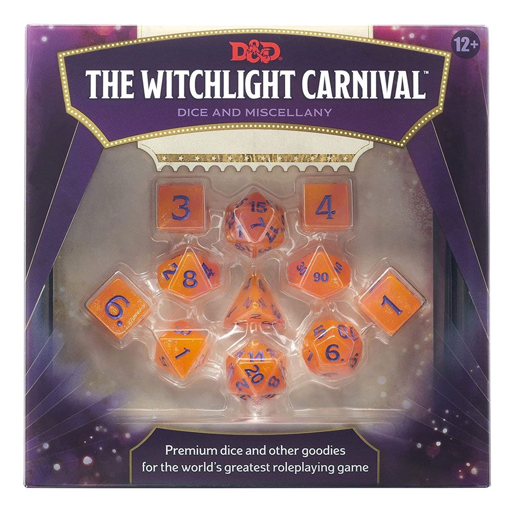 Dungeons and Dragons Witchlight Carnival Dice Set