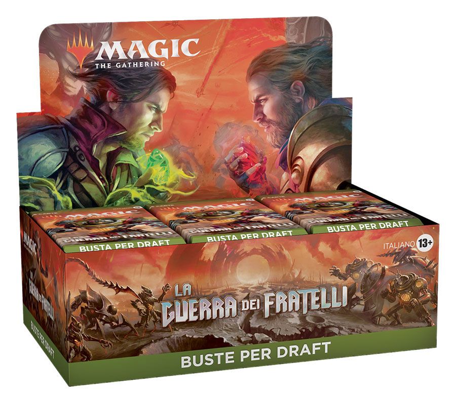 Magic the Gathering Brothers War Draft Booster Display Italian