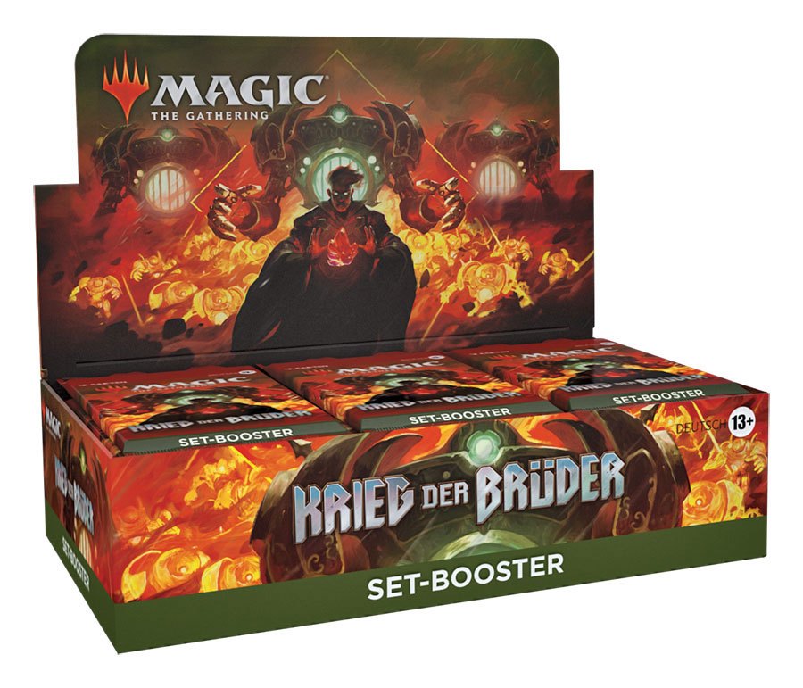 Magic the Gathering War of Brothers Set Booster Display German