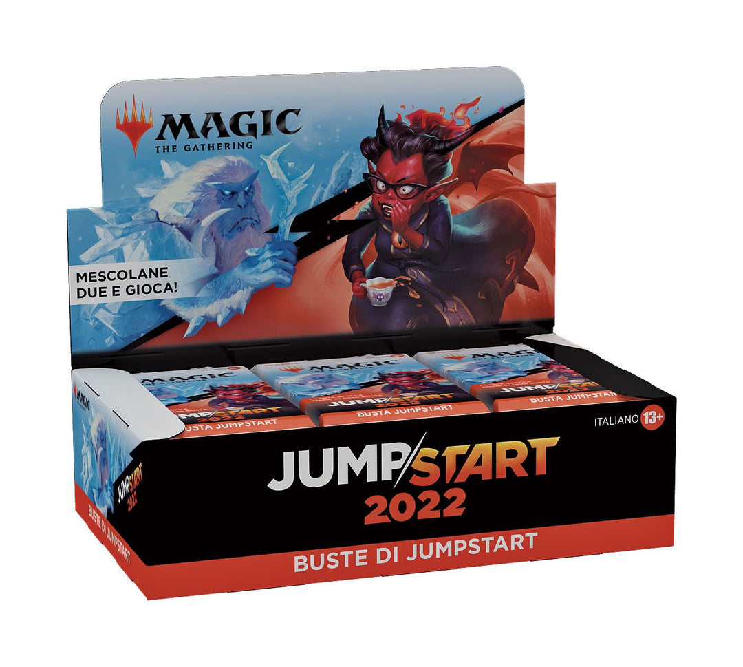 Magic the Gathering Jumpstart 2022 Draft Booster Display Italian