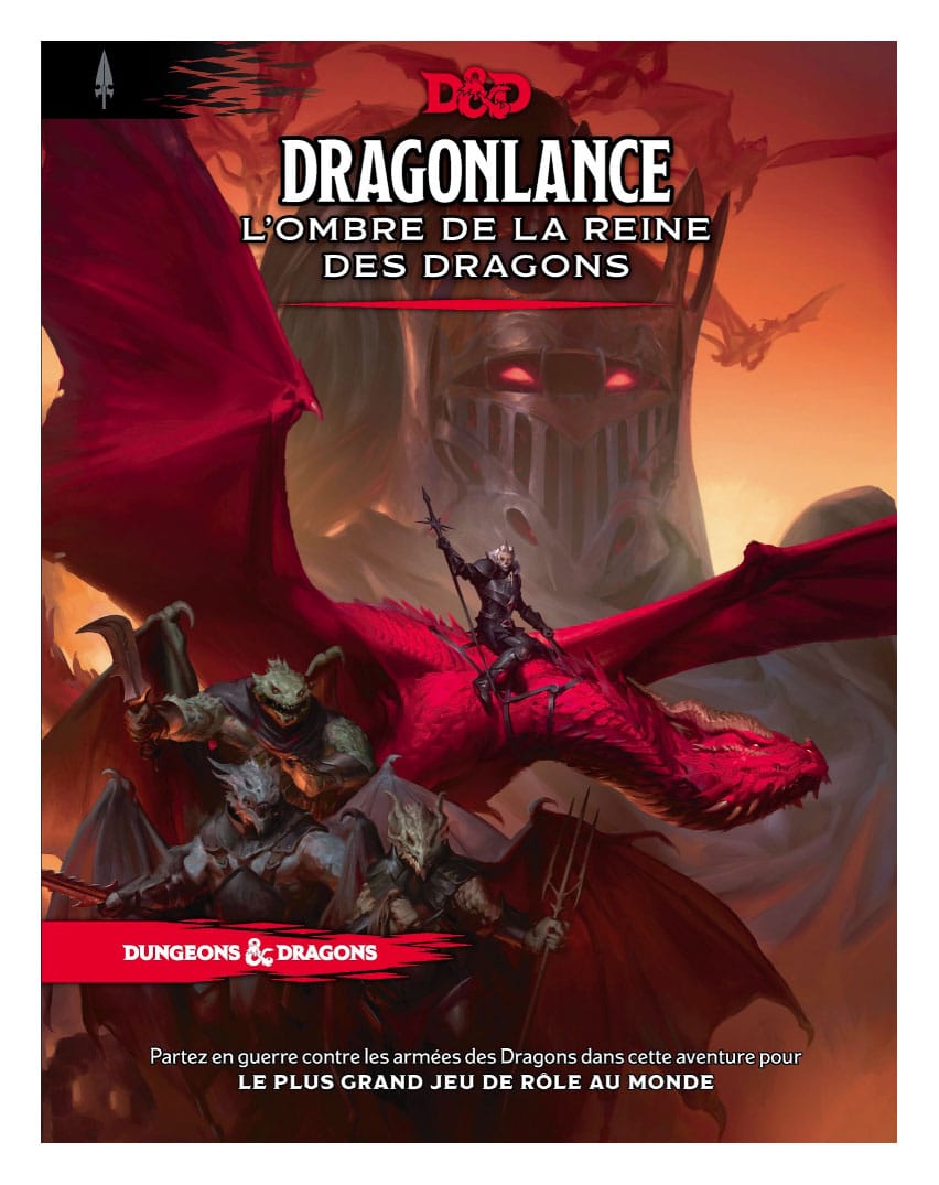 Dungeons and Dragons Dragonlance L Ombre de la Reine des Dragons Adventure Book French
