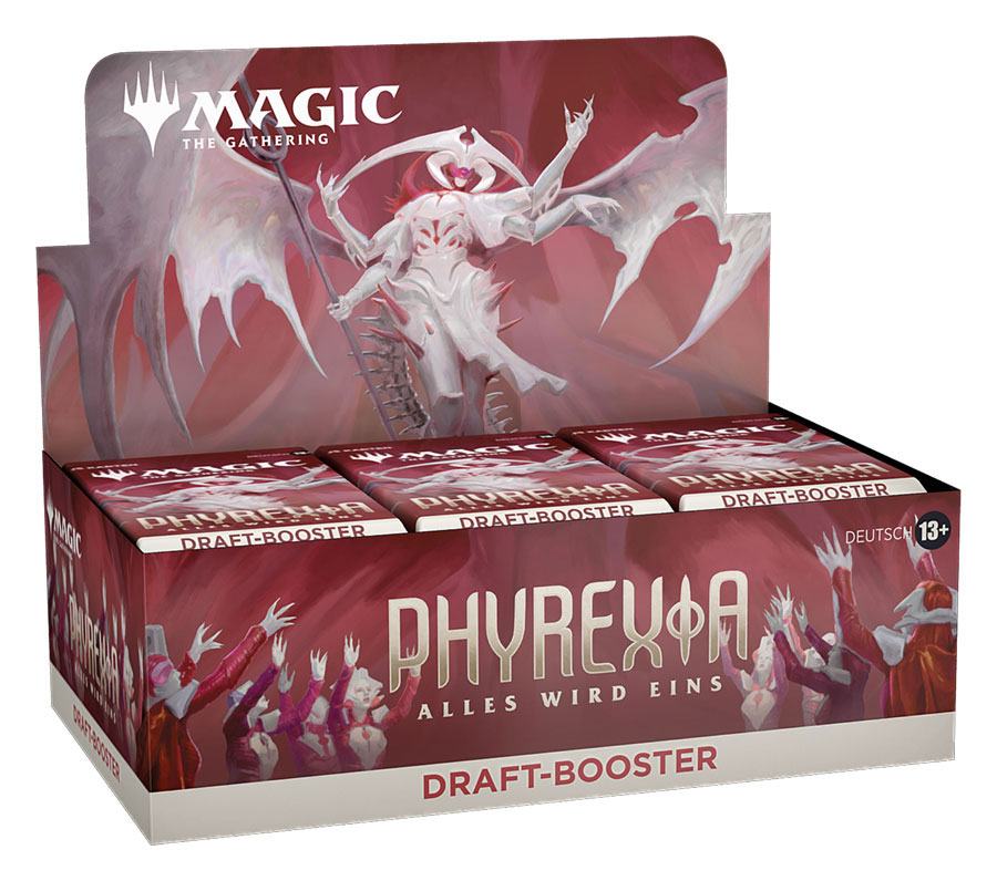 Magic The Gathering Phyrexia Alles Wird Eins Magic The Gathering Draft Booster Display 36 Packs German Version