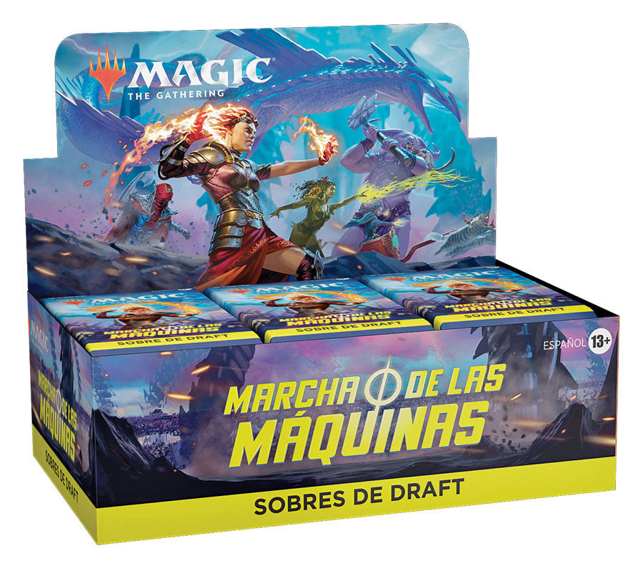Magic the Gathering March of the Machine Draft Booster Display Spanish