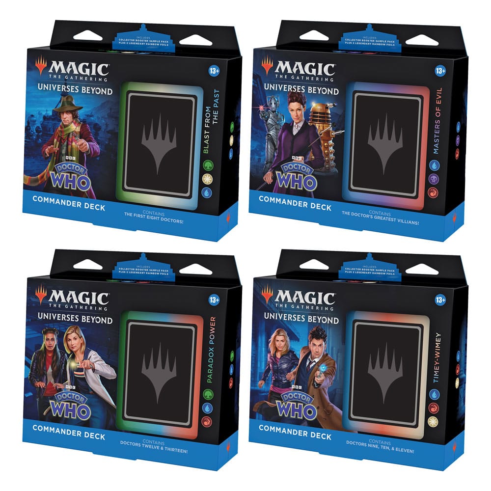 Magic the Gathering Universes Beyond Doctor Who Commander Deck Display English