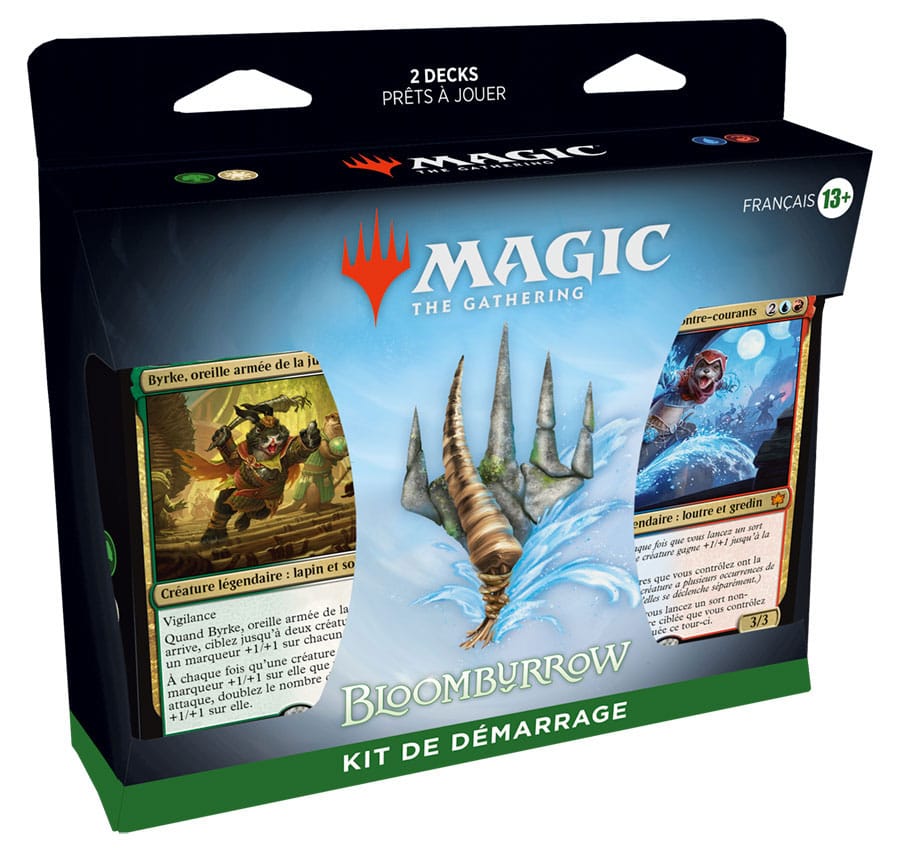 Magic The Gathering Starter Kit Bloomburrow 2024 French Display 12 Pieces