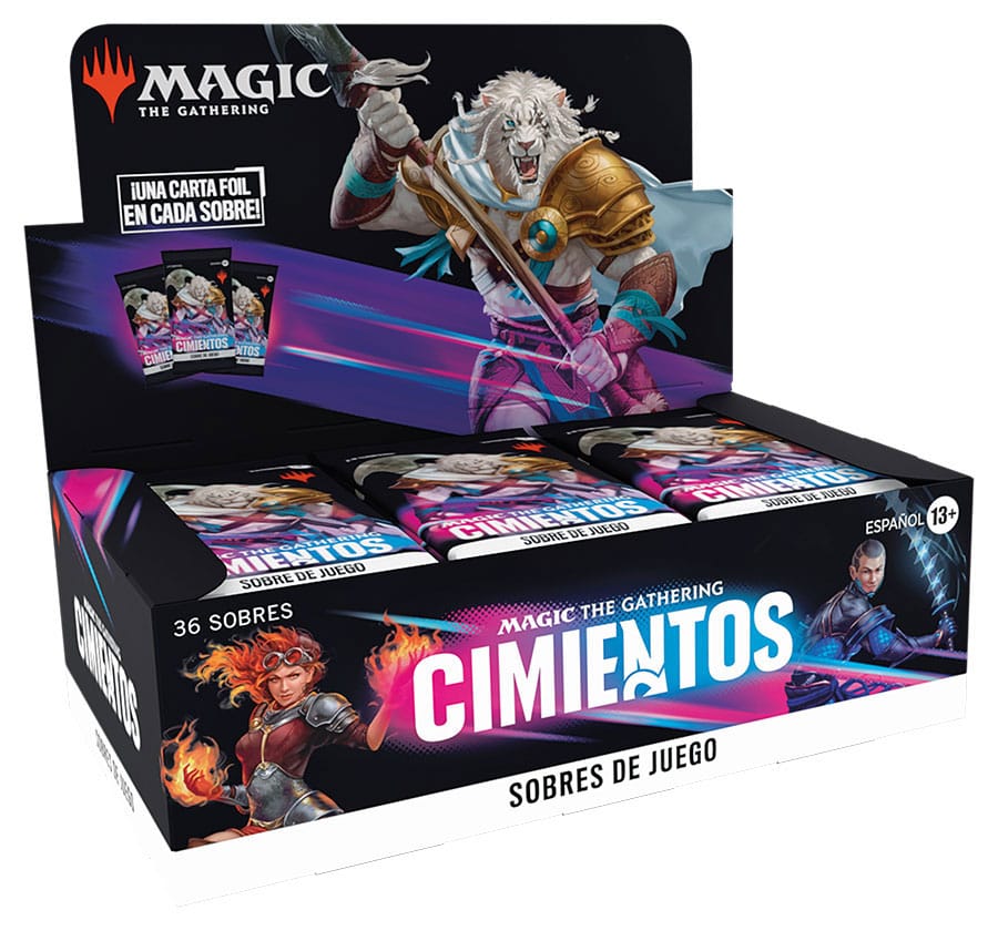 Magic The Gathering Cimientos Play Booster Spanish Display 36 Pack