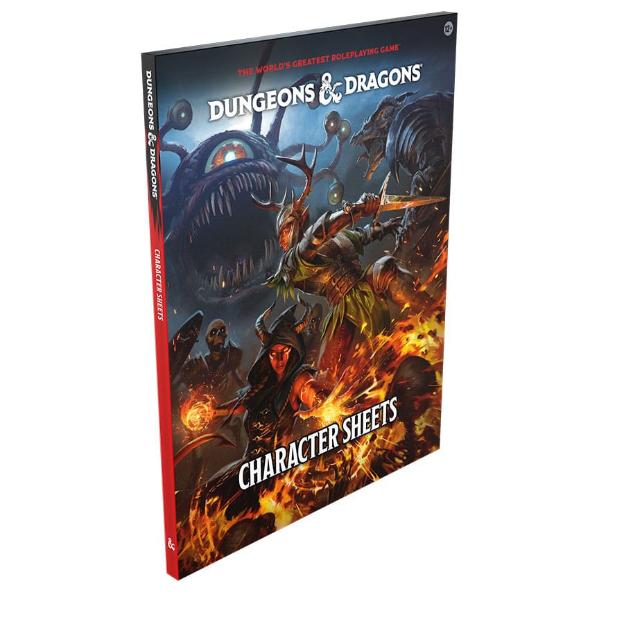 Dungeons and Dragons Character Sheets RPG 2024 English
