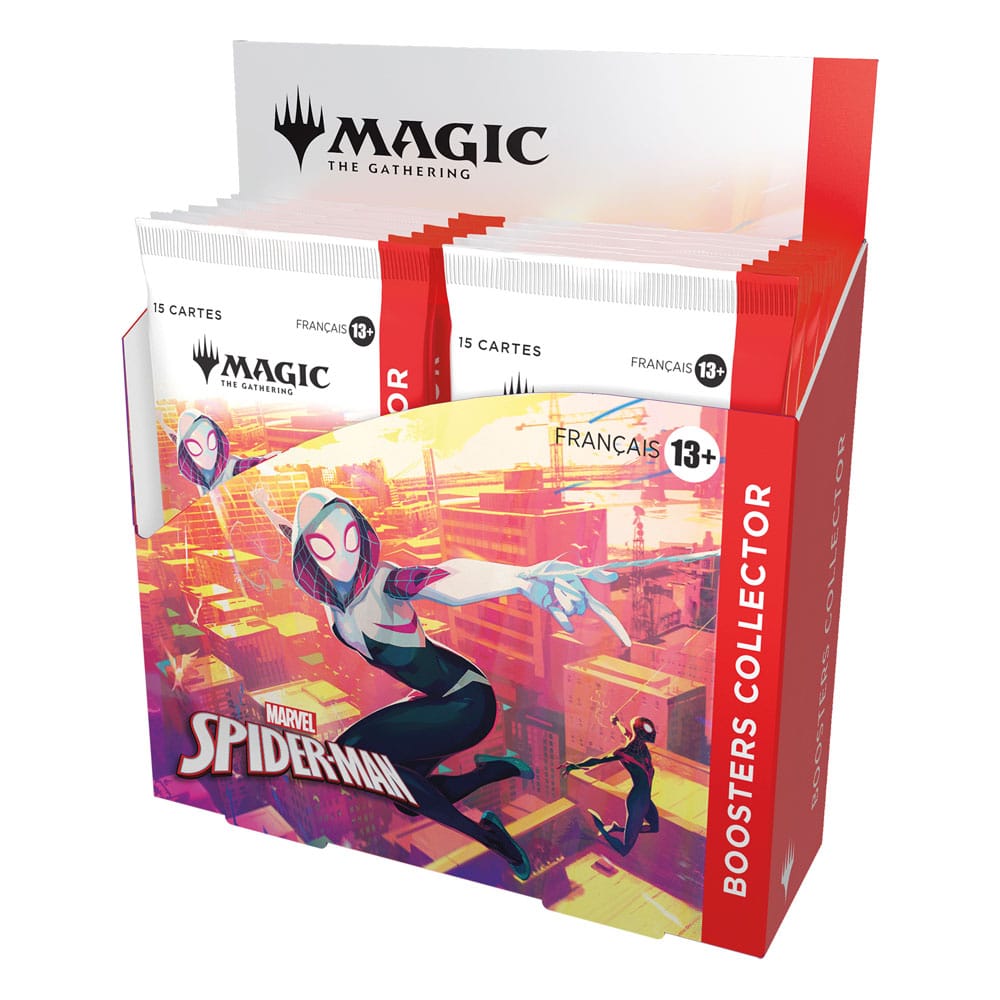 Magic The Gathering Marvel Spider Man Collector Booster Display 12 Packs French