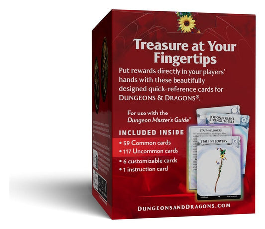 Dungeons & Dragons RPG Reference Cards Magic Items: Common and Uncommon alternate view