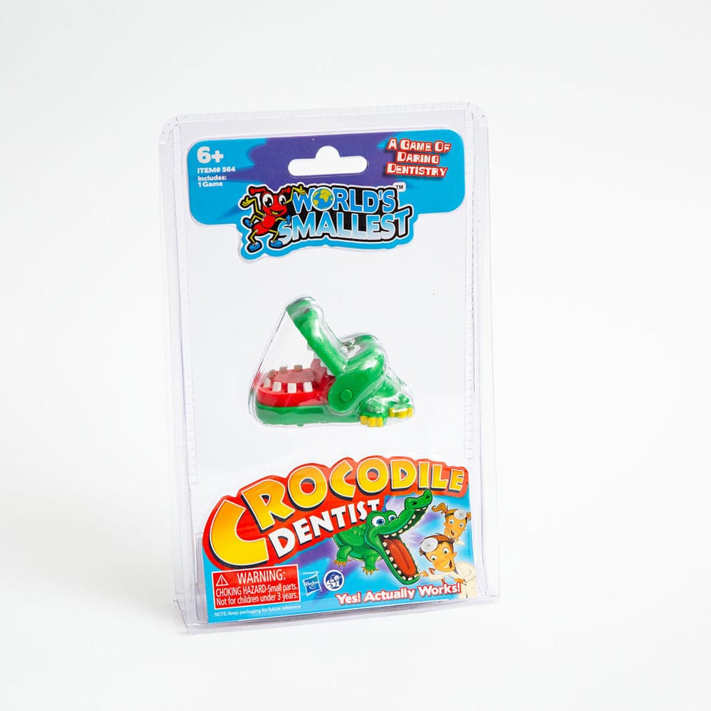 Worlds Smallest Crocodile Dentist Mini Game Collectible Toy