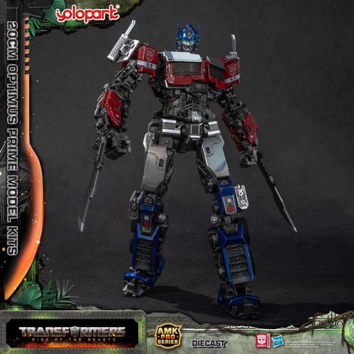 Transformers Optimus Prime Rise of the Beasts AMK Pro Series Plastic Model Kit 20 cm