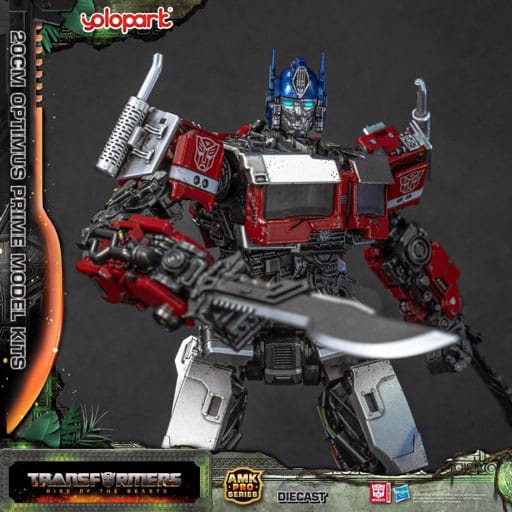 Transformers Optimus Prime Rise of the Beasts AMK Pro Series Plastic Model Kit 20 cm