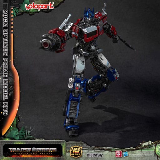 Transformers Optimus Prime Rise of the Beasts AMK Pro Series Plastic Model Kit 20 cm