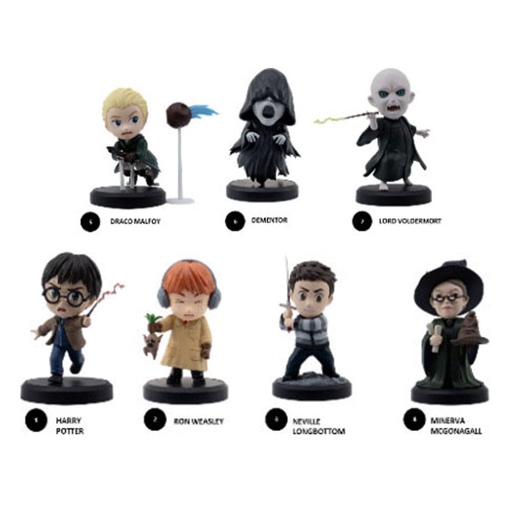 Harry Potter Wizards Series Harry Potter Hero Box Mini Figures Display 6 Pieces 8 cm