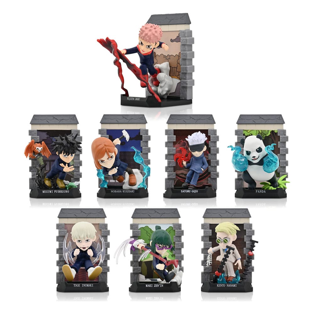 Jujutsu Kaisen Cursed Energy Mystery Capsule Mini Figures 10cm Display 12pcs