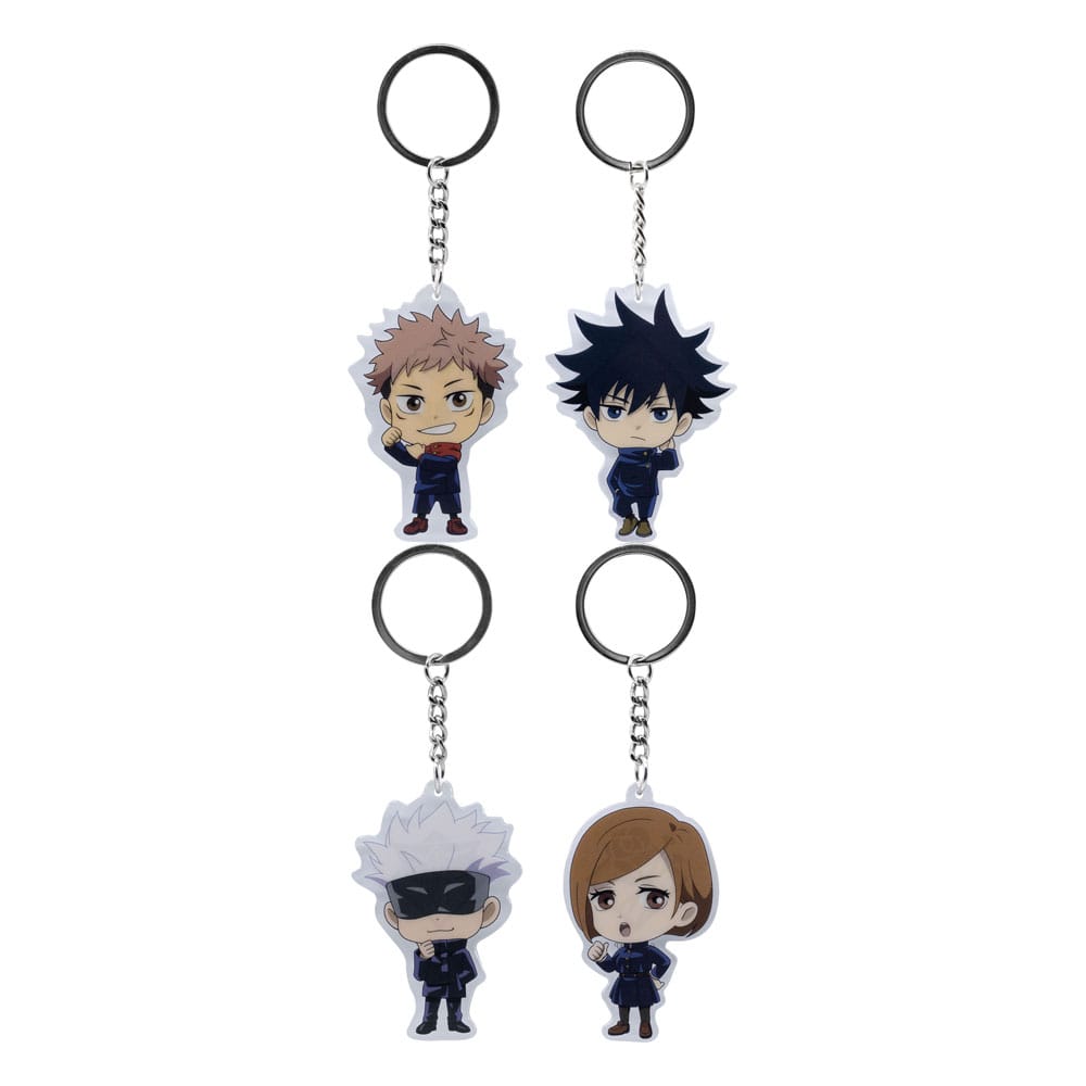 Jujutsu Kaisen Gojo Itadori Nobara Acrylic Keychain 6cm Display 24pcs