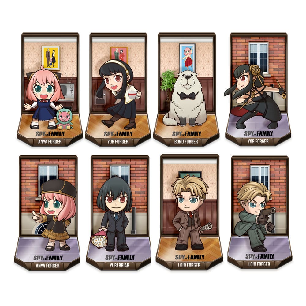 Spy x Family Anya Loid Yor Secret Capsule Mini Figures 11cm Display 12pcs