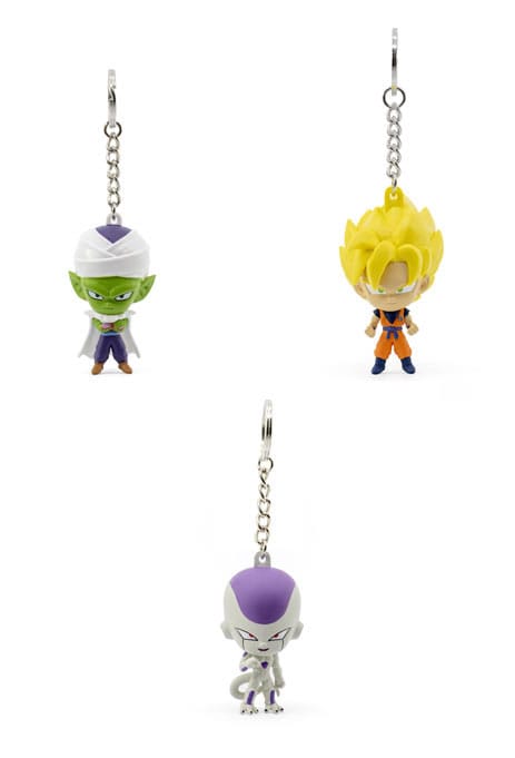 Dragon Ball Z Goku Vegeta Piccolo Pocket Hero Keychain Display 12pcs