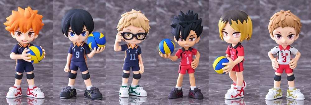 Haikyu Characters Anime Series Mini Figures 9 cm Display Set of 6