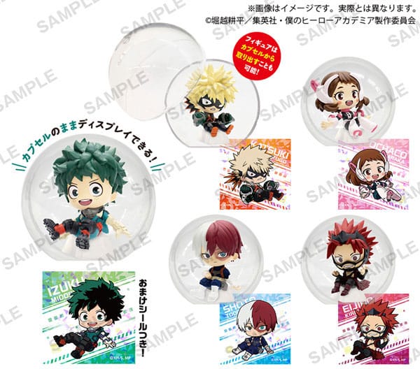 My Hero Academia Korocole PVC Mini Figures 4 cm Set of 12