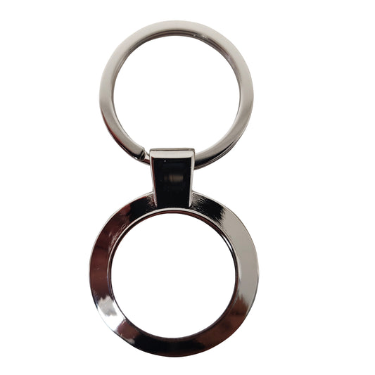 Personalised Photo Metal Round Keyring