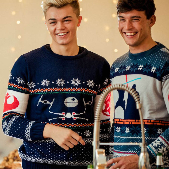 Official Star Wars X-Wing Vs. Tie Fighter Unisex Christmas Jumper