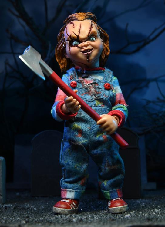 Bride of Chucky 8″ Scale Chucky & Tiffany 2 Pack Clothed Action Figures