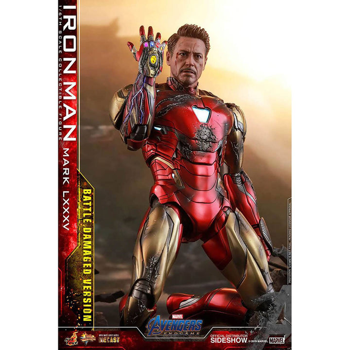 Hot Toys Avengers Endgame Iron Man Mark LXXXV (Battle Damaged Ver.) 1/6th Scale Figure