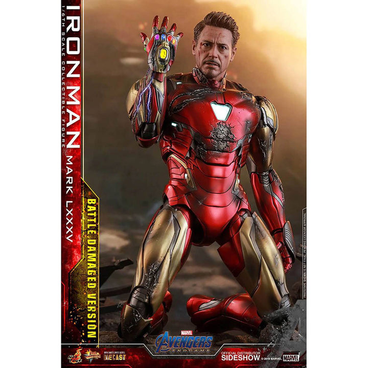 Hot Toys Avengers Endgame Iron Man Mark LXXXV (Battle Damaged Ver.) 1/6th Scale Figure