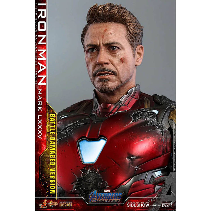 Hot Toys Avengers Endgame Iron Man Mark LXXXV (Battle Damaged Ver.) 1/6th Scale Figure
