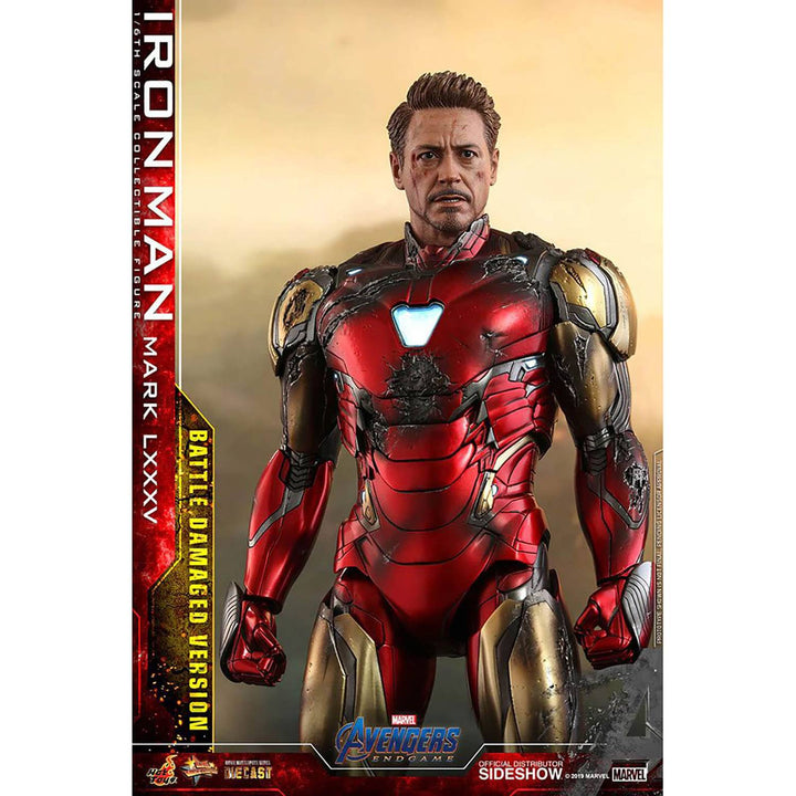 Hot Toys Avengers Endgame Iron Man Mark LXXXV (Battle Damaged Ver.) 1/6th Scale Figure