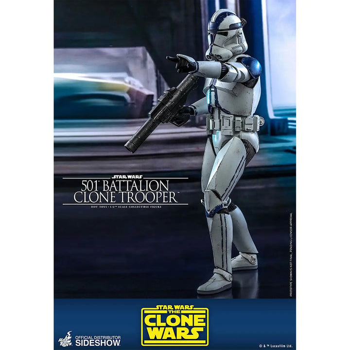 Hot Toys Star Wars The Clone Wars Action Figure 1/6 501st Battalion Clone Trooper, Infinity Collectables