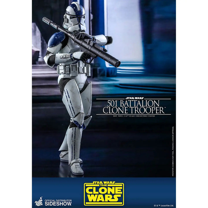Hot Toys Star Wars The Clone Wars Action Figure 1/6 501st Battalion Clone Trooper, Infinity Collectables