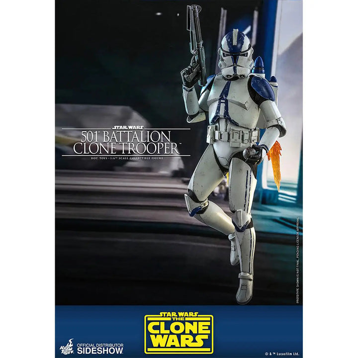 Hot Toys Star Wars The Clone Wars Action Figure 1/6 501st Battalion Clone Trooper, Infinity Collectables