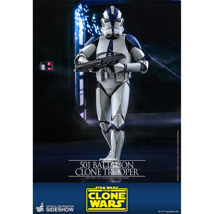 Hot Toys Star Wars The Clone Wars Action Figure 1/6 501st Battalion Clone Trooper, Infinity Collectables