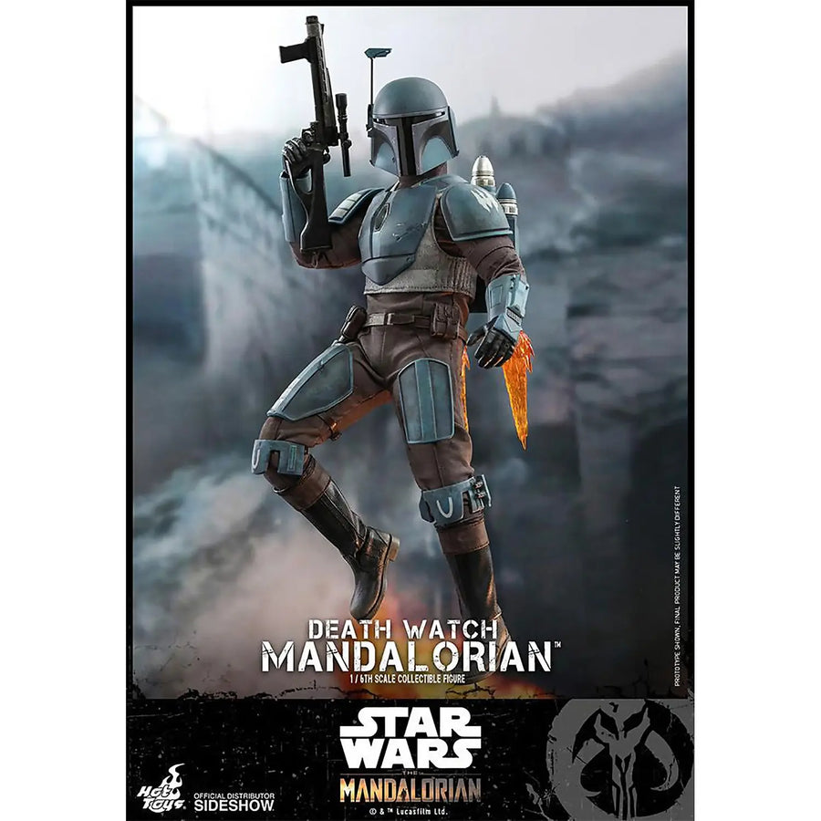Hot Toys Star Wars The Mandalorian Action Figure 1/6 Death Watch Mandalorian, Infinity Collectables