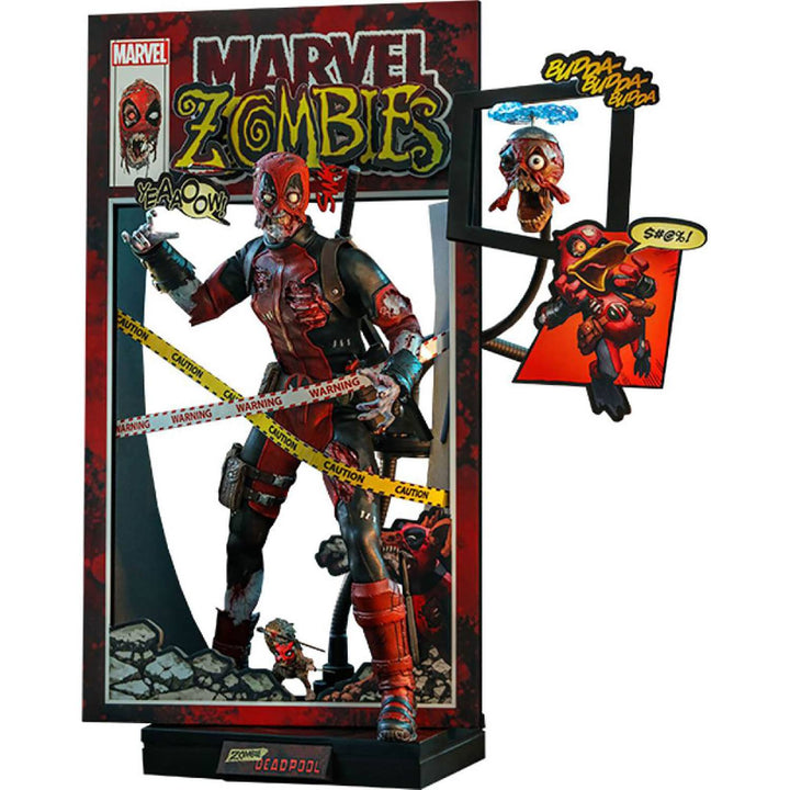 Hot Toys Marvel Zombies Comic Masterpiece 1/6 Zombie Deadpool Action Figure, Infinity Collectables