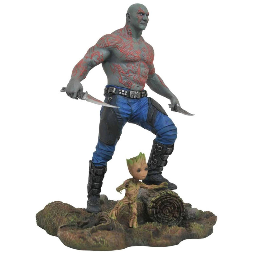 Diamond Select Marvel Gallery Guardians of the Galaxy Vol. 2 PVC Figure - Drax & Baby Groot, Infinity Collectables